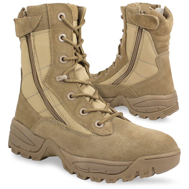 Берцы тактические Mil-tec Tactical Boots Two-Zip Coyote размер 42 - изображение 1