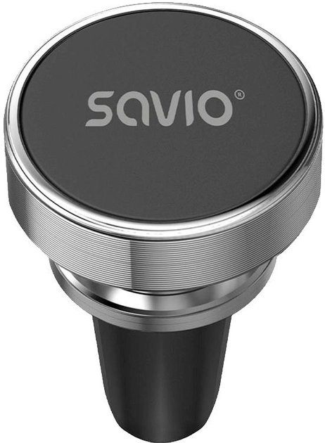 Автотримач для телефону Savio CH-03 алюмінієвий, сірий (5901986047148) - зображення 2
