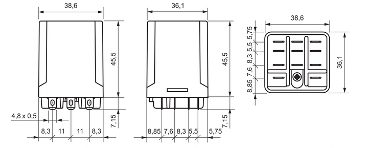 Промежуточное реле 16А 3к 250V АС [2473060] RERM3-230AC ETI - изображение 2
