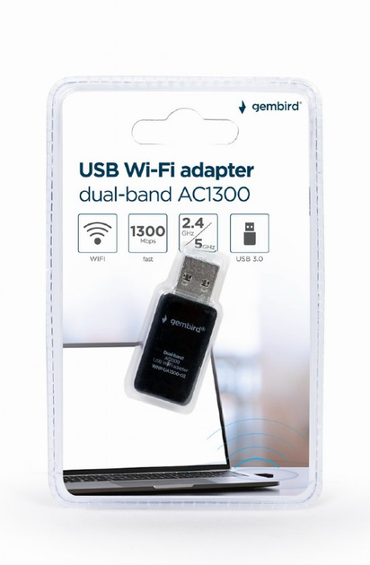 Gembird dual-band AC1300 WNP-UA1300-02 - obraz 4