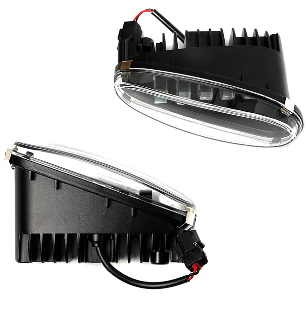Противотуманные фары LED Daewoo Lanos 40W Линзованные Алюминиевый корпус IP67 (GFW01W) - изображение 5