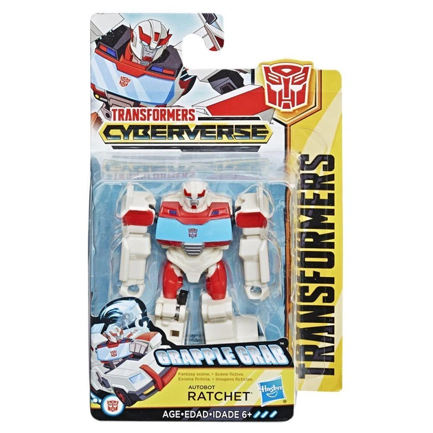 Трансформер Рэтчет Автобот «Киберверс» Transformers Cyberverse Action Attackers: Scout Class Autobot Ratchet 10 см Hasbro E3634 - Фото 2 Трансформер Рэтчет Автобот «Киберверс» Transformers Cyberverse Action Attackers: Scout Class Autobot Ratchet 10 см Hasbro E3634 - изображение 2