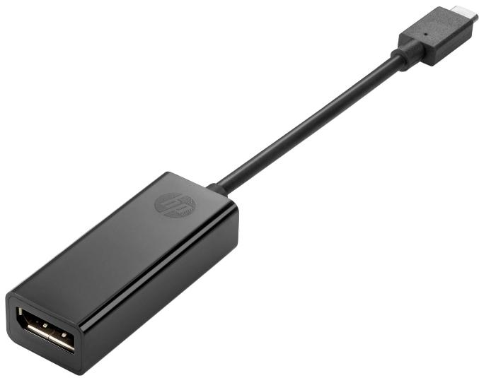 Adapter-przejściówka HP USB Type-C do DisplayPort 0.14 m Czarny (N9K78AA) - obraz 1