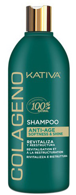Szampon do odżywiania włosów Kativa Collagen Shampoo 500 ml (7750075024694) - obraz 1