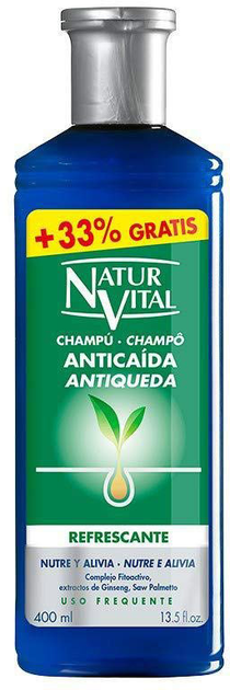 Шампунь Naturaleza Y Vida Fresh Shampoo Anti Hair Loss 400 мл (8414002070398) - зображення 1