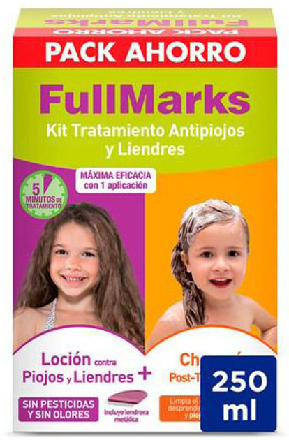 Zestaw dla dzieci Fullmarks Odżywka Anti-Lice Kit 100 ml + Shampoo 150 ml (8410104099510) - obraz 1