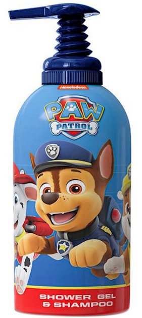 Szampon do oczyszczania włosów Cartoon Paw Patrol Shower Gel & Shampoo 1000 ml (8412428011216) - obraz 1