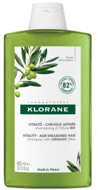 Szampon przeciw wypadaniu włosów Klorane Olive Tree Shampoo 400 ml (3282770144567) - obraz 1