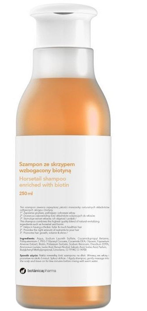 Szampon Botanicapharma Biotin Horsetail Shampoo 250 ml (8435045202126) - obraz 1