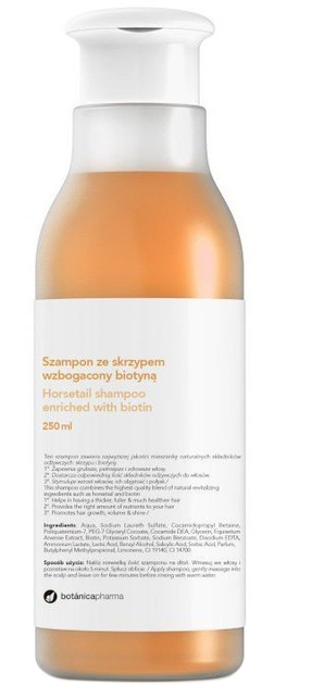 Шампунь Botanicapharma Biotin Horsetail Shampoo 250 мл (8435045202126) - зображення 1