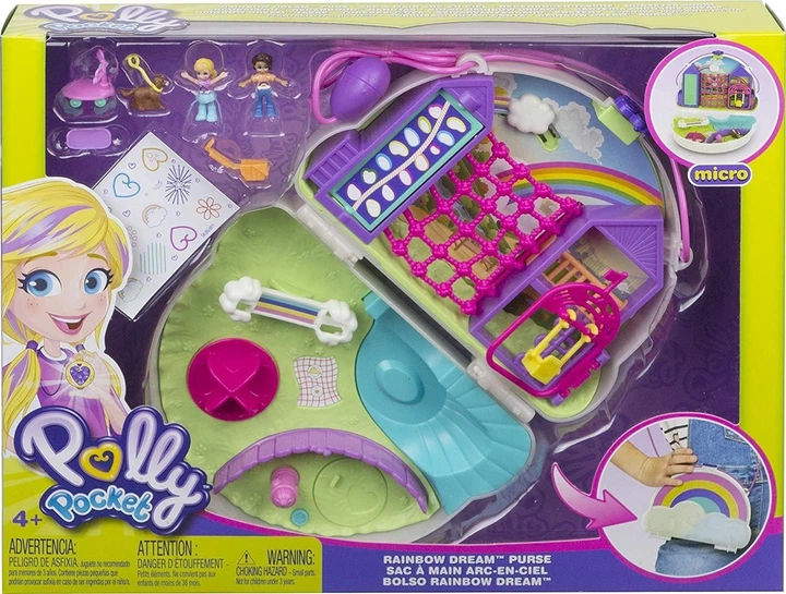 Игровой набор Полли Покет Polly Pocket Rainbow Dream Карманный Мир Радужная мечта (GKJ65) - изображение 6