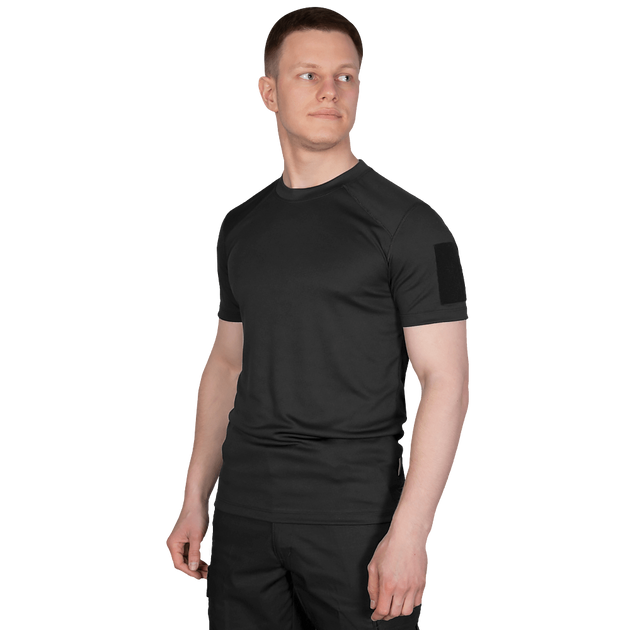 Футболка мужская тактическая полевая повседневная футболка для спецсужб (XXL) Черный TR_7094 (XXL) - изображение 2