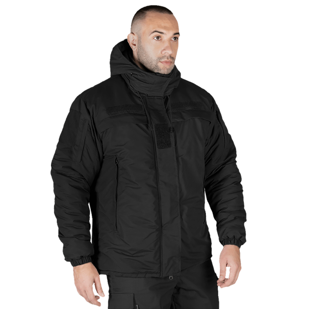 Куртка тактическая полевая износостойкая теплый верх для силовых структур M Черный TR_6578M - изображение 2