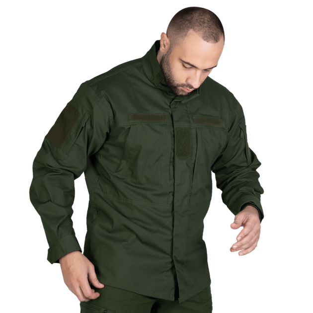 Китель тактический полевая уставная куртка для силовых структур KOMBAT M Олива TR_6526 - изображение 2