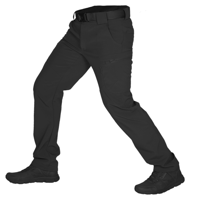 Штаны тактические мужские износостойкие походные штаны для силовых структур KOMBAT XXXL Черный TR_6584XXXL - изображение 1
