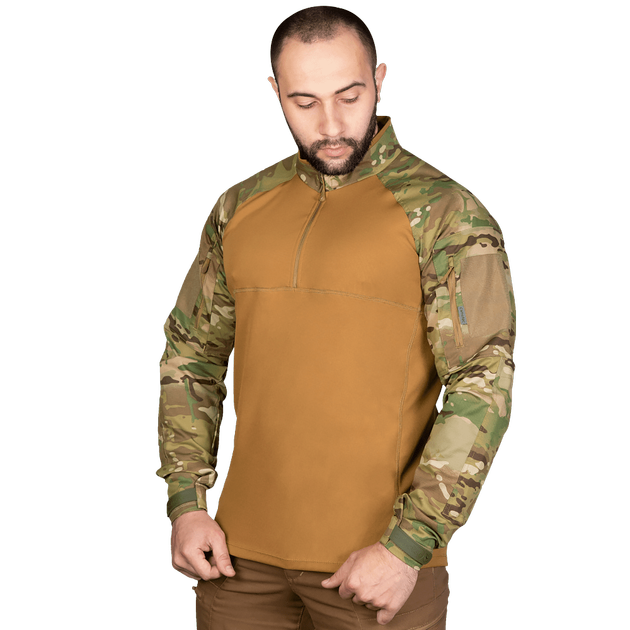 Рубашка боевая тактическая дышащая рубашка для специальных подразделений UBACS XL Multicam/Койот TR_7047(XL) - изображение 2