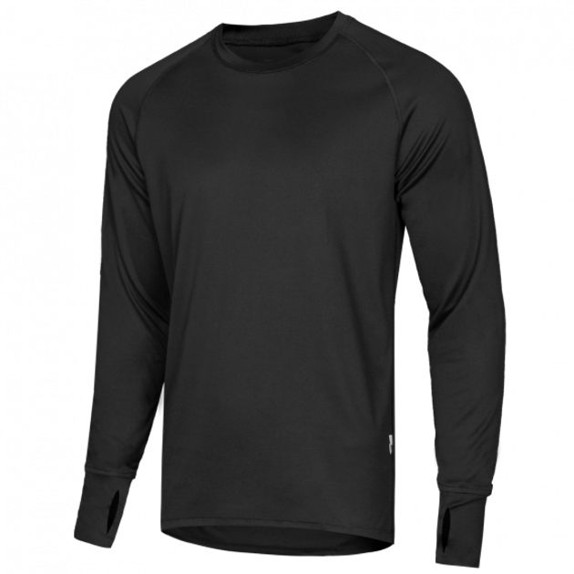 Лонгслив тактичечкий мужская футболка с длинным рукавом для силовых структур XXXL Черный TR_1160XXXL - изображение 1