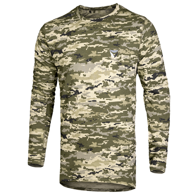 Лонгслив тактичечкий мужская футболка с длинным рукавом для силовых структур XXXL ММ14 TR_6676XXXL - изображение 1
