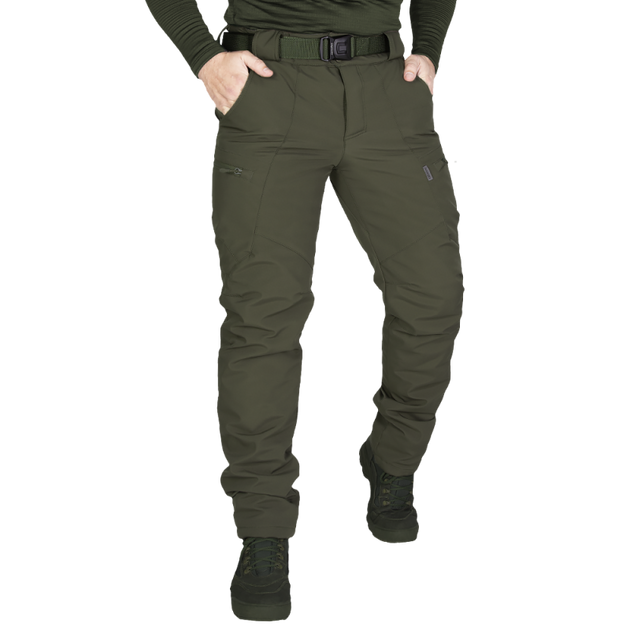 Штаны тактические полевые износостойкие штаны для силовых структур S Олива TR_6614S - изображение 2