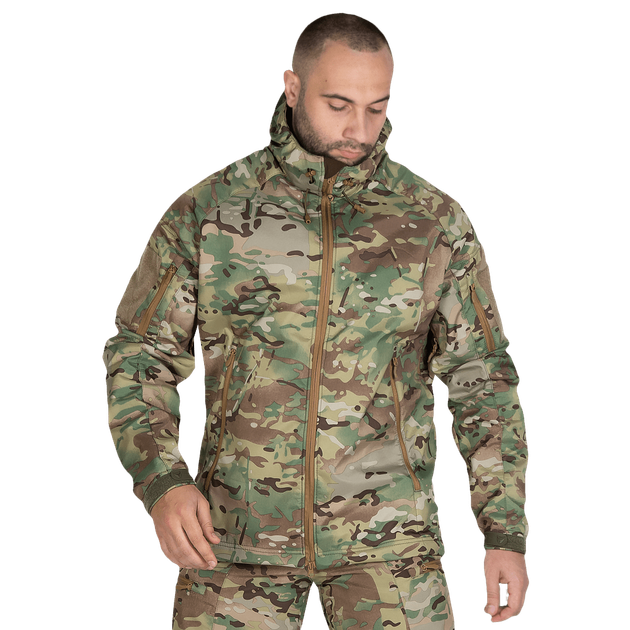 Куртка тактическая полевая износостойкая теплый верх для силовых структур L Multicam TR_0012 (L) - изображение 2