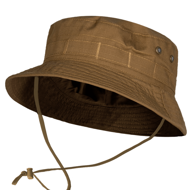 Панама тактическая универсальная маскировочный головной убор для спецслужб 60 Коричневый TR_556260 - изображение 1