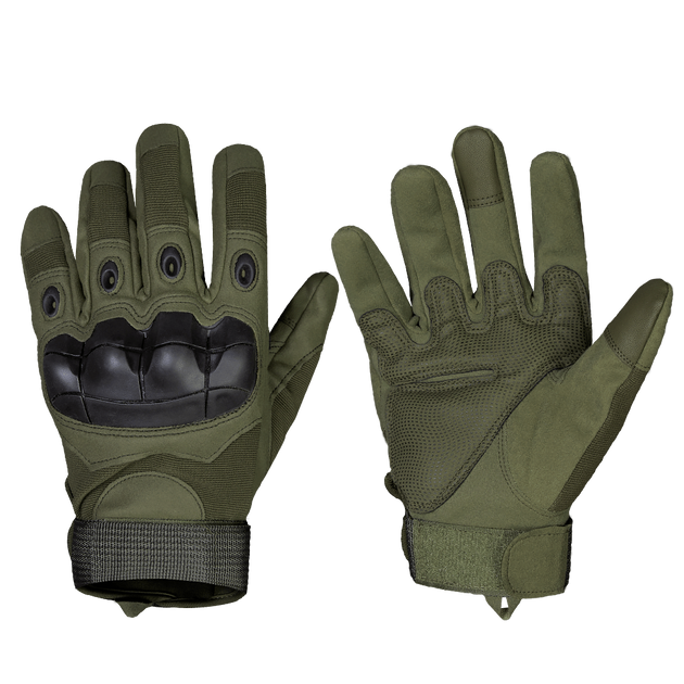 Рукавички тактичні вентиляційні універсальні рукавиці для спеціальних та силових підрозділів L Олива TR_6650L - зображення 1