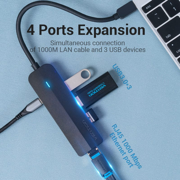 4 USB HUB 3.0 разветвитель концентратор питание microUSB