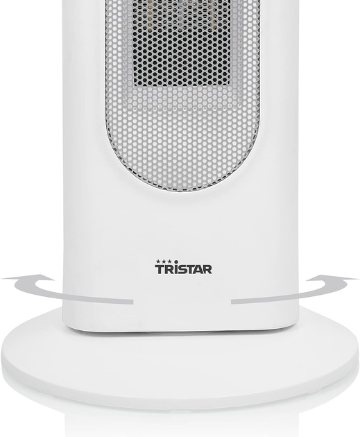 Тепловентилятор Tristar KA-5098 керамічний White (8712836970137) - зображення 7