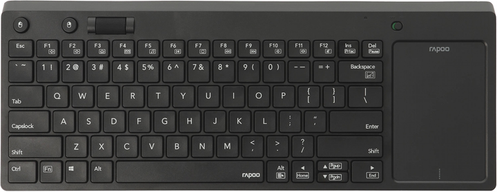 Клавіатура бездротова RAPOO K2800 Wireless Black (190928) - зображення 1