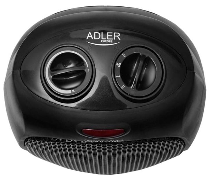 Termowentylator Adler AD 7702 ceramiczny Czarny (5908256831827) - obraz 4