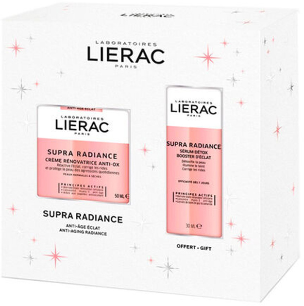 Zestaw do pielęgnacji twarzy Lierac Supra Radiance Cream (3701436912772) - obraz 1