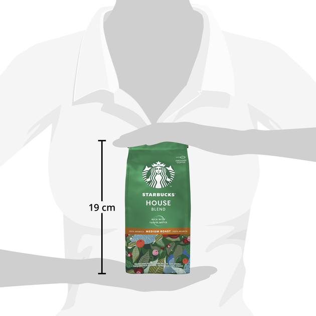 Кава Starbucks Хаус Бленд натуральна смажена мелена 200 г (7613036932110) - зображення 5