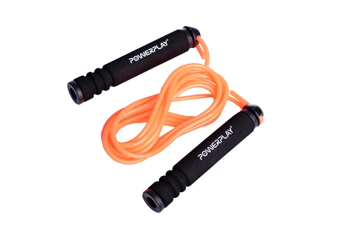 Скакалка PowerPlay 4205 Classic Plus Jump Rope Помаранчева (2,7m.) - Фото 3 Скакалка PowerPlay 4205 Classic Plus Jump Rope Помаранчева (2,7m.) - изображение 3