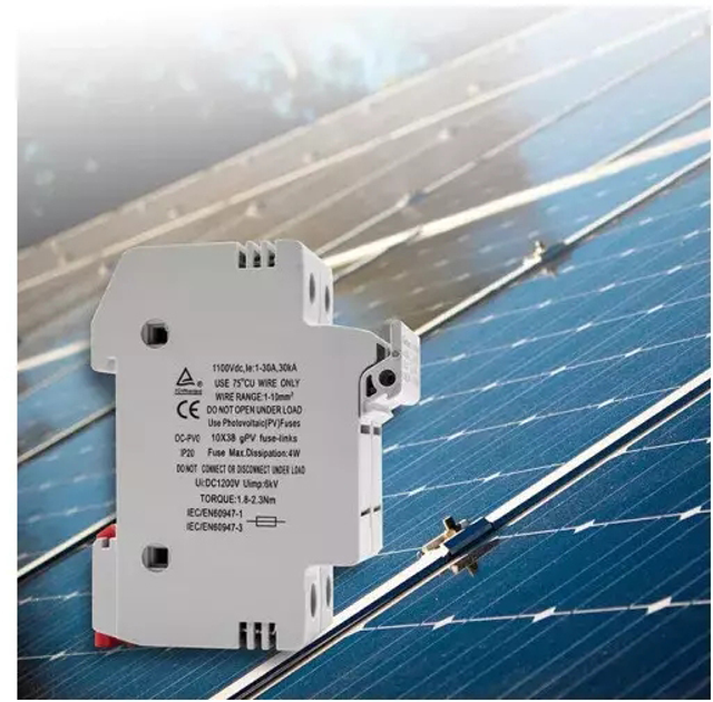 Bezpiecznik Qoltec 2P 1000V 30A 10x38 solarny (5901878525846) - obraz 9