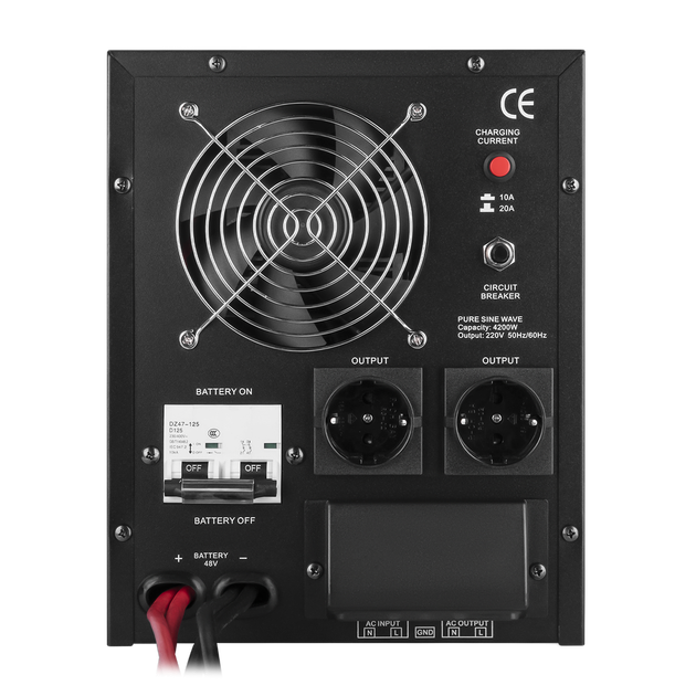 ИБП LogicPower LPY-B-PSW-6000VA+ (4200Вт) 10A/20A с правильной синусоидой 48В - изображение 4