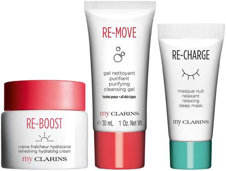 Набор для ухода за лицом My Clarins Re-Boost Refreshin Hydrating Cream ...