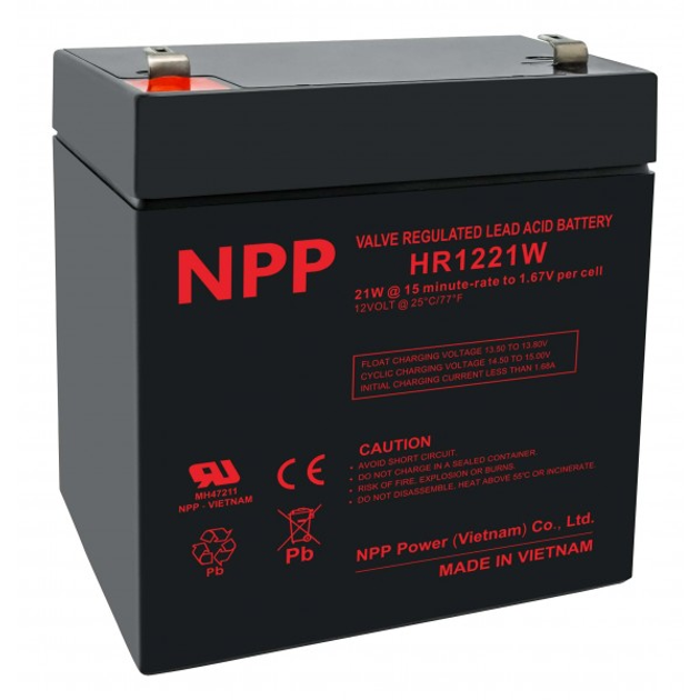Батарея аккумуляторная NPP HR1221 5Ah - изображение 1