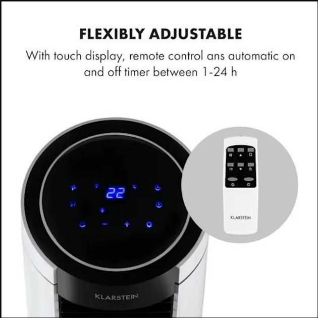 Мобильный кондиционер Klarstein Metrobreeze Miami 9000BTU - изображение 3