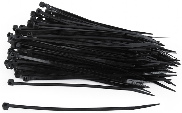 Opaska kablowa Cablexpert 150x3,6 mm 100 szt. czarna (NYTFR-150X3,6) - obraz 2