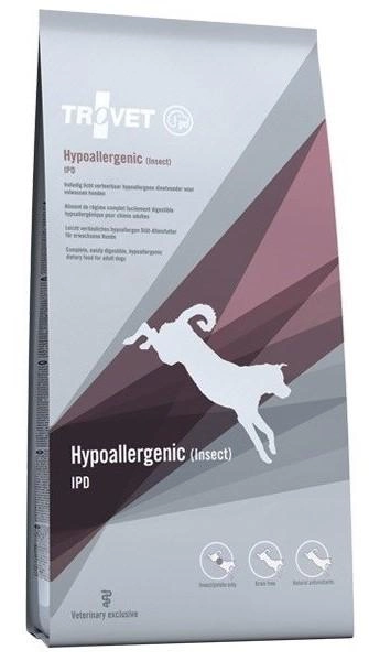 Sucha karma dla psów Trovet Hypoallergenic IPD 3 kg świeże owady (VETTVTKSP0015) - obraz 1