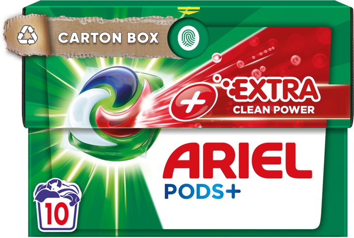 Kapsułki do prania Ariel Pods All-in-1 + dodatkowa moc czyszczenia 10 sztuk (8001090803412) - obraz 1