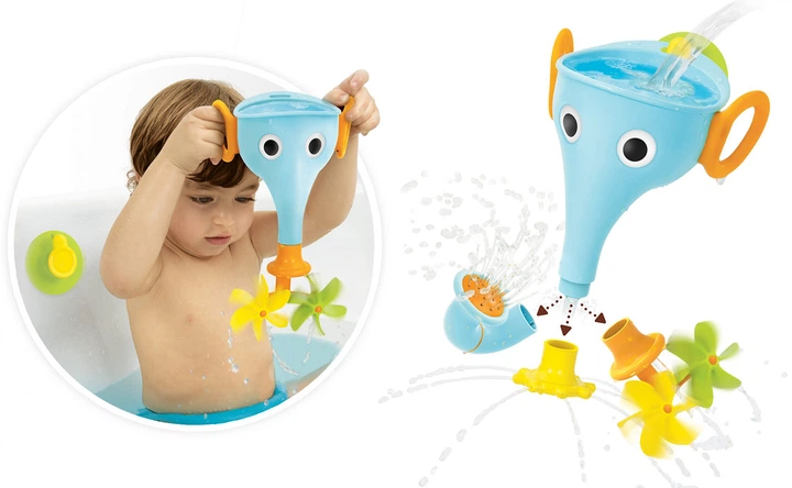 Zabawka wodna Yookidoo Jolly Elephant Blue (YKD40205) - obraz 10