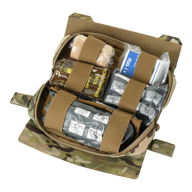 Медицинский горизонтальный Итог M-Tac Roll Elite на липучке/Полевая Аптечка мультикам 26х9 см - изображение 7
