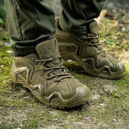Кросовки тактичні демісезонні M - Tac Alligator Olive Розмір 47 (30.4 см) водовідштовхувальних - зображення 6