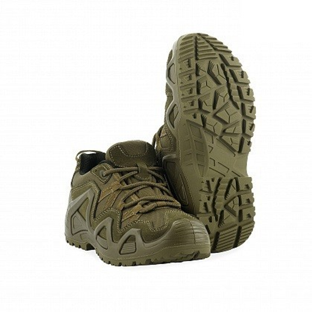 Кроссовки тактические демисезонные M-Tac Alligator Olive Размер 47 (30.4 см) водоотталкивающие - изображение 1