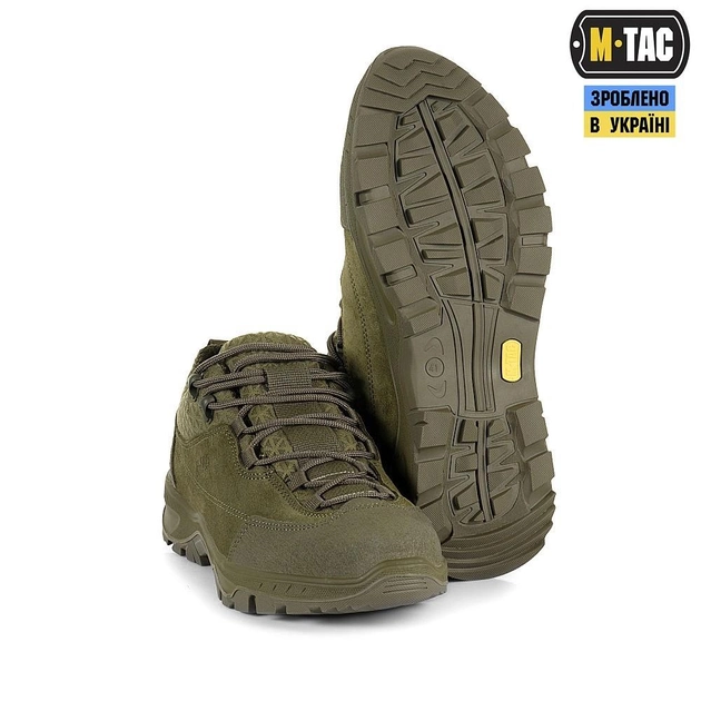 Кросівки тактичні демісезонні M-Tac Patrol R Vent Olive Розмір 44 (30 см) водовідштовхувальні - зображення 1