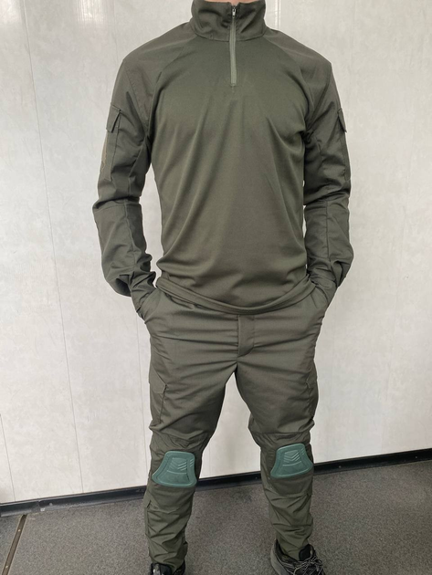 Армейский костюм со вставками олива для ВСУ,НГУ (убакс + штаны) M - изображение 2