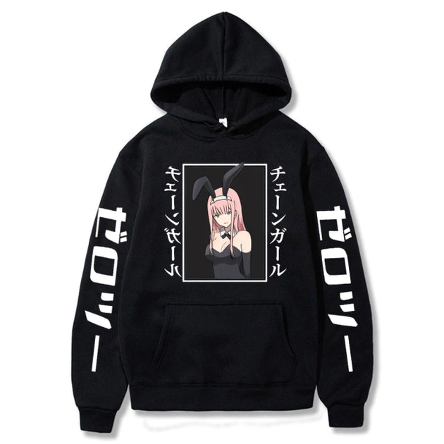 Худи черный LOYS Aниме Darling In The Franxx L - Фото 1 Худи черный LOYS Aниме Darling In The Franxx L - изображение 1
