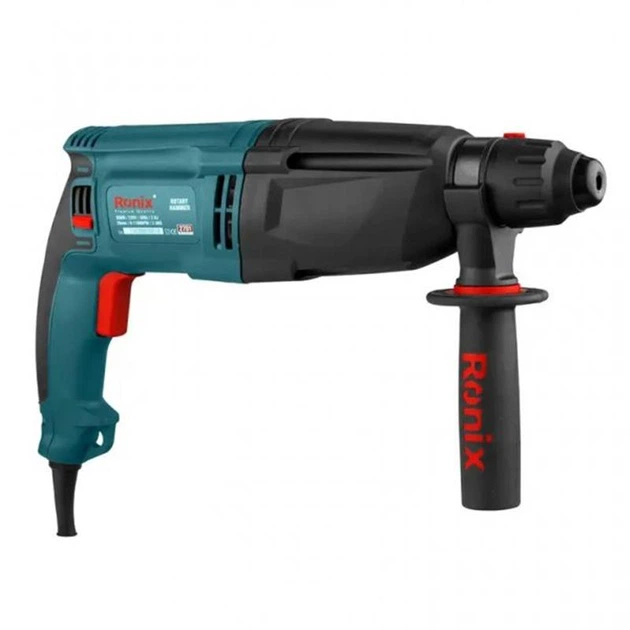 Перфоратор Ronix 2701 800 Вт SDS-Plus – 4 режима, 1100 об/мин, рукоятка и 4 сверла в комплекте(DL_68D1E538287D) - изображение 3