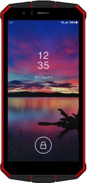 Smartfon Maxcom MS-507 3/32 GB Black/Red (MAXCOMMS507) - obraz 1